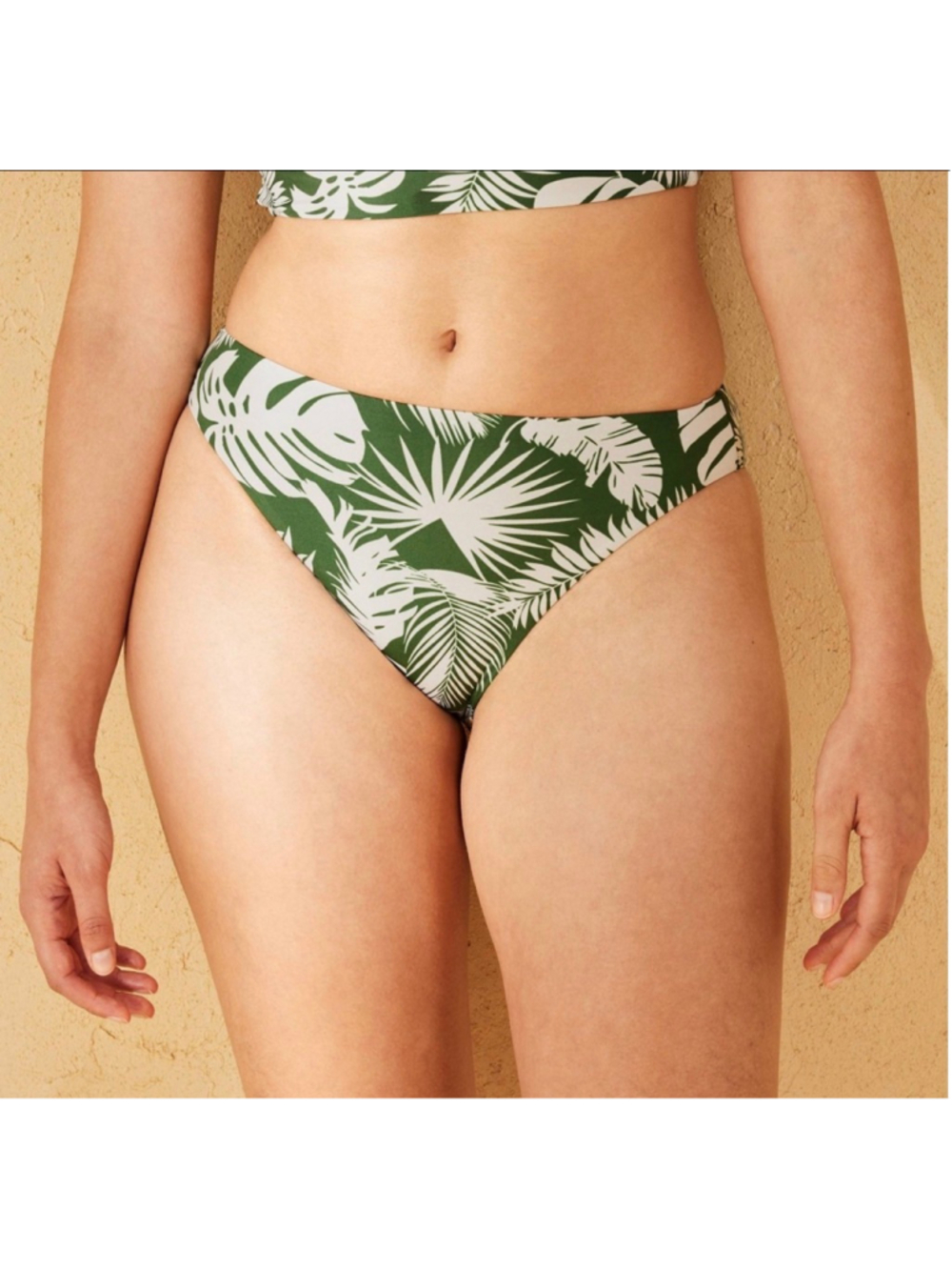 Shade & Shore Reversible Palm Print Bikini Bottom XL NWT